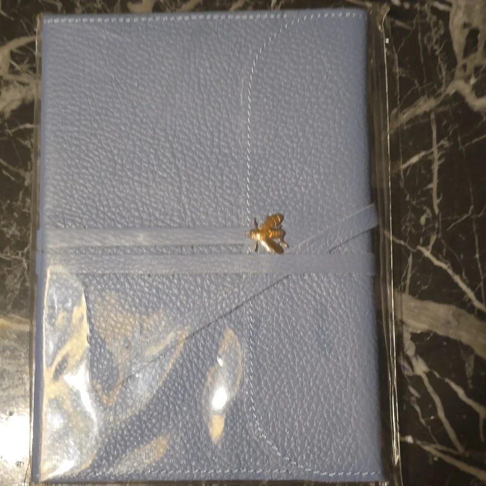 Bee Leather Journal Made in Italy NWT